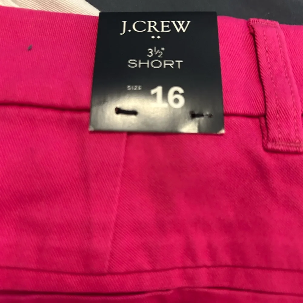 J. Crew 3.5” Bright Pink, Blue or White Shorts - Picture 4 of 7
